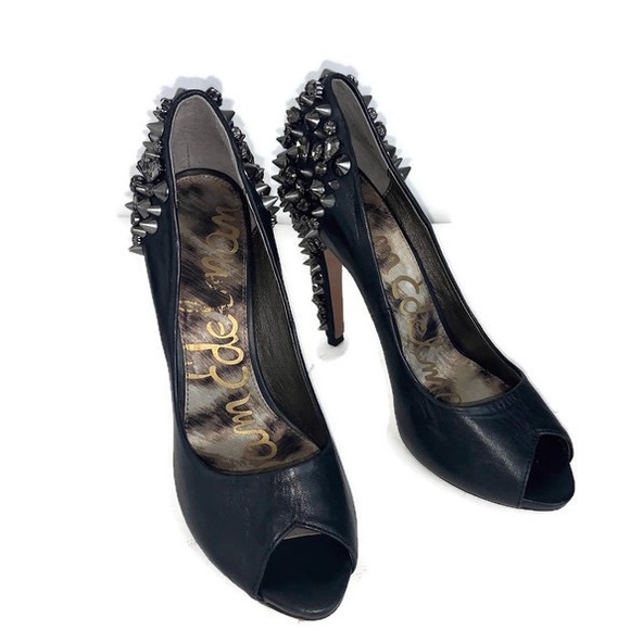 Sam Edelman Shoes - Sam Edelman Lorissa studded spiked peep toe Pumps